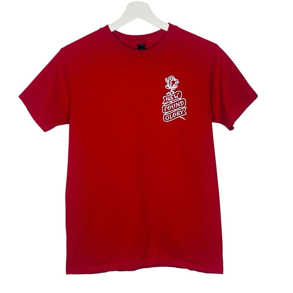 New Found Glory Hit Or Miss Adult Shirt Small Red “Did I Wait Too Long?”